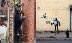 Sokak sanatçısı Banksy’nin eseri yerinden sökülüp satıldı!