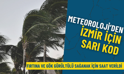 Meteoroloji’den İzmir için sarı kod: Fırtına ve gök gürültülü sağanak için saat verildi