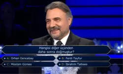 Kim Milyoner Olmak İster’de çok konuşulan soru: Hangi ünlü diğer üçünden daha sonra doğmuştur?