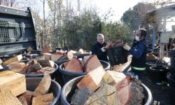 Konak'ta kış dayanışması: 250 aileye yakacak odun!