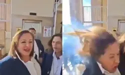 Kongre binasında şok olay: Milletvekiline patlayıcı fırlatıldı