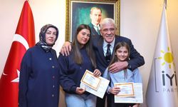 Müsavat Dervişoğlu, Sinan Ateş'in eşi Ayşe Ateş ve kızları ile görüştü