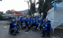 Temel Conta işçilerine bir destek de TKP İzmir'den: Direnişi kıramayacaklar!