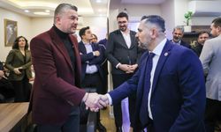 Buca’da Başkan Duman’dan CHP İlçe Başkanı Bulut’a hayırlı olsun ziyareti