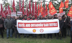 EMEP ve TİP'ten ABD ve İsrail'e elçilik önünde protesto: NATO üsleri ülke dışına çıkarılsın