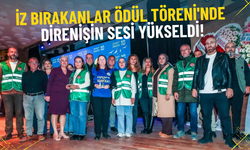 İz Bırakanlar Ödül Töreni’nde direnişin sesi yükseldi