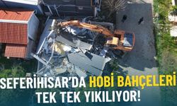 Seferihisar’da hobi bahçelerine geçit yok: Yıkım çalışmaları başladı