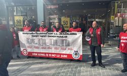 Karşıyaka’da işçilerden eylem