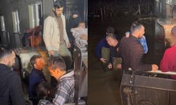 Manisa'da korku dolu anlar: Sel sularında mahsur kalan 11 kişilik aile kurtarıldı!