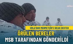 MSB, Urla'da Gülşen Pısıl ve arkadaşlarının ördüğü bereleri Mehmetçiğe ulaştırdı