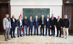 İZMOD sanayi sitesi projesini Vali Elban’a sundu