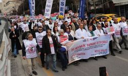 Beyaz Yürüyüş Ankara’da son buldu: Sağlıkta ticaret ölüm demektir!