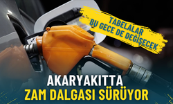 Akaryakıtta zam dalgası sürüyor: Tabelalar bu gece de değişecek