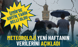 İzmir'de kritik tarih belli oldu: Meteoroloji yeni haftanın verilerini açıkladı