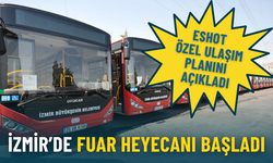 İzmir’de fuar heyecanı bugün başladı: ESHOT özel ulaşım planını açıkladı