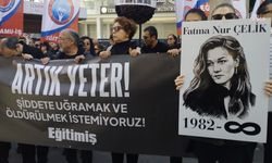 Fatma Nur öğretmen için İzmirli meslektaşları İl Milli Eğitim önüne yürüdü