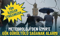 Meteoroloji’den İzmir’e gök gürültülü sağanak alarmı: Tüm ilçeler etkilenecek
