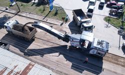 Manisa'da asfalt çalışmaları tam gaz