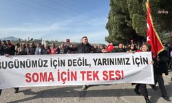 Soma’da termik santral protestosu: Esnaf kepenk indirdi, santrale yürüdü