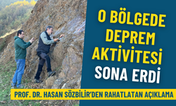 Prof. Dr. Hasan Sözbilir’den rahatlatan açıklama: O bölgede deprem aktivitesi sona erdi