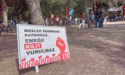 Meslek Fabrikası direnişinde 5. gün: Abluka sürüyor, eğitim açık alana taşındı!