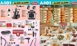 16 Nisan Perşembe A101 Aldın Aldın kataloğunda neler var?