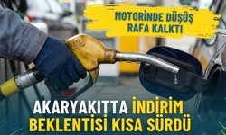 Akaryakıtta indirim beklentisi kısa sürdü: Motorinde düşüş rafa kalktı