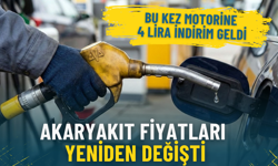 Akaryakıt fiyatları yeniden değişti: Bu kez motorine 4 lira indirim geldi