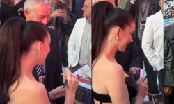 Anne Hathaway inşallah dedi: Galada Kuran hediye edildi