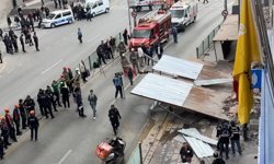 Ankara'da yıkım çalışması yapılan 4 katlı binanın platformu çöktü: Çok sayıda yaralı var