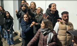 Gülistan Doku'nun ailesi adliyeye getirilenleri sloganlarla protesto etti