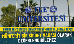 Eğitim Sen’den Ege Üniversitesi’ndeki saldırıya tepki: Münferit bir şiddet vakası olarak değerlendirilemez