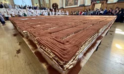 440 metrelik dünyanın en uzun tiramisusu rekoru kırıldı!