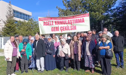 Akbelen direnişçileri Danıştay önünde: Köylünün sesini duyun demek için geldik