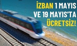 İZBAN, 1 Mayıs ve 19 Mayıs'ta ücretsiz!