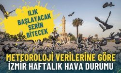 Meteoroloji verilerine göre İzmir haftalık hava durumu: Ilık başlayacak serin bitecek