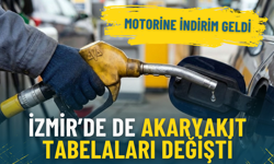 İzmir’de de akaryakıt tabelaları değişti: Motorine indirim geldi