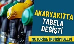 Akaryakıtta tabela değişti: Motorine indirim geldi