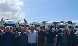 800 TIR şoförü kontak kapattı: Çalıştıkça batıyoruz!