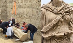Denizli’de heyecanlandıran keşif: Laodikeia'da 2 metrelik Athena heykeli bulundu