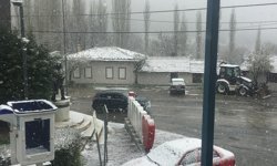 İzmir’de mayısta kar şaşkınlığı