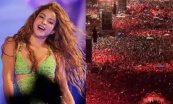 Shakira tarih yazdı: Rio konserine 2 milyon kişi katıldı!