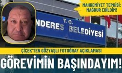 Çiçek’ten gözyaşlı fotoğraf açıklaması: Görevimin başındayım!