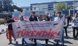 Ege Üniversitesi Hastanesi’nde sağlık çalışanları iş bıraktı: Tükenme noktasına geldik!