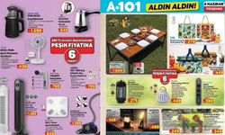 4 Haziran Perşembe A101 Aldın Aldın kataloğunda neler var?