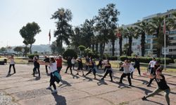 Konaklılar açık havada sporu çok sevdi