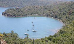 Muğla kıyılarında bayram tatili yoğunluğu yaşanıyor