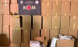 İzmir'de 1 milyon 850 bin dolu makaron ele geçirildi
