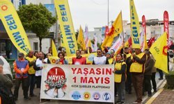 Urla’da 1 Mayıs mesajı: Emek olmadan adalet olmaz