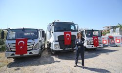Karşıyaka’nın temizlik filosuna üç yeni kamyon